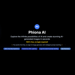 AI Image Generation Tool phionaai.com