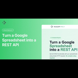 Sheets2API
