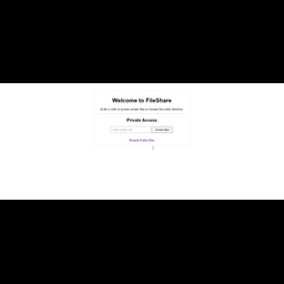 ShareServer (20MB File Sharing service)