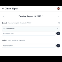 The Clean Signal