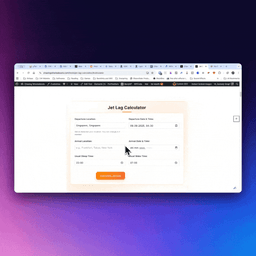 Jet Lag Calculator