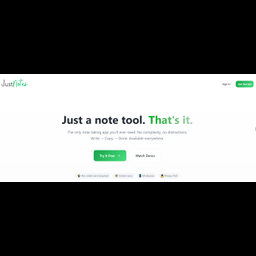 Just Notes