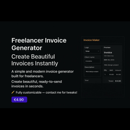 Freelancer Invoice Generator
