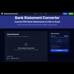 Bank Statement Converter