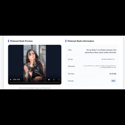 Pinterest Reels Downloader