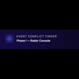 Event Conflict Finder