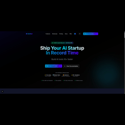 Aether UI - Premium landing page