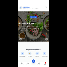 Nibblitz — Makes your recipes social