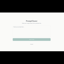 PromptCleaner